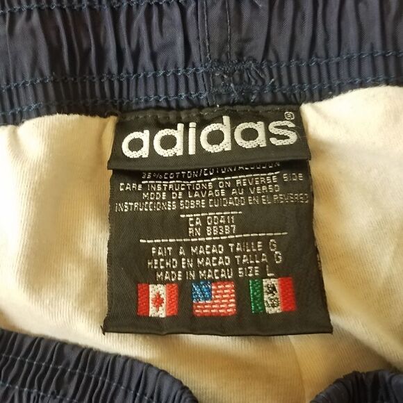 Adidas Navy Wind Track Pants - Picture 10 of 10